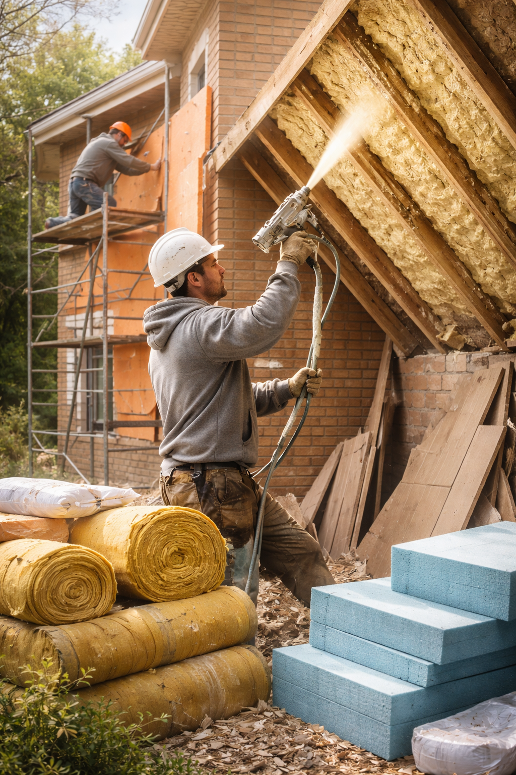 Утепление домов в Красноярске под ключ от 4267 руб/м2 | Профессионально — ТепломастерКрс