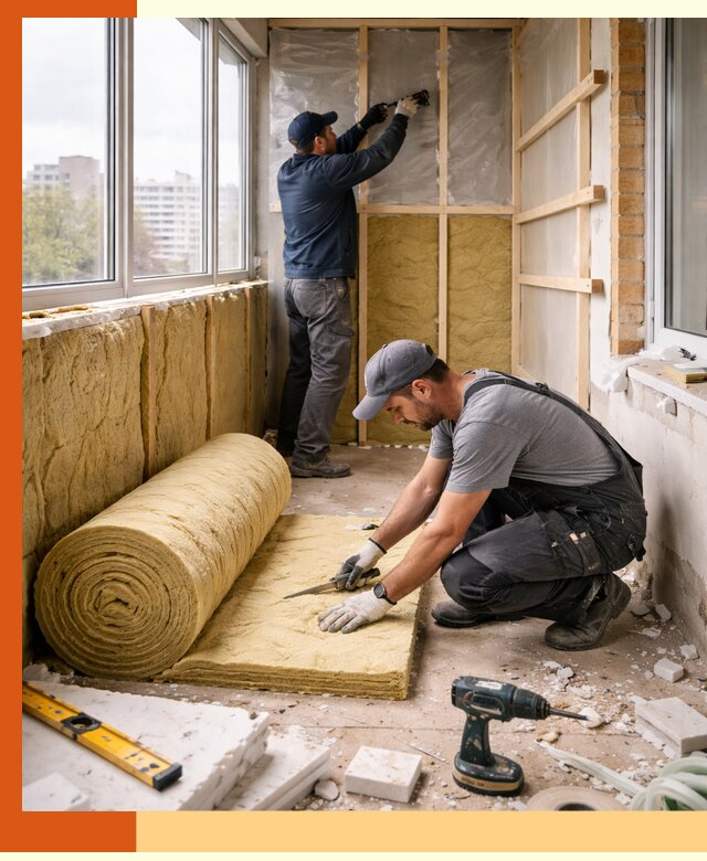 Утепление балкона под ключ в Красноярске качественно и быстро